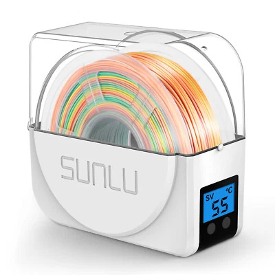 SUNLU 3D Printer Filament Dryer Box S1 Plus With Fan,Filament Holder,White - Image 1 of 4