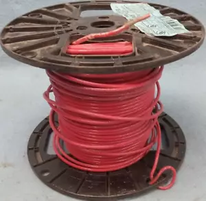 ENCORE MACHINE TOOL WIRE 14 AWG 600V .015 THICK COPPER RED 106100703440 - Picture 1 of 5
