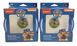 2 Pack Kids Paw Patrol 3 Bowl Set Blue Non-Slip Base Break & Shatter Resistant - Picture 1 of 1