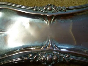 AN ANTIQUE FRENCH VERY ORNATE ROCOCO STYLE COPPER PIN DISH. COPPER PIN BOWL - Picture 1 of 7