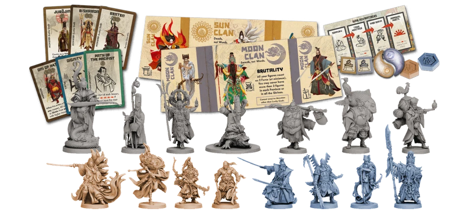 Rising Sun Dynasty Invasion Expansion Strategy Board Game CMON Cmonrsu003