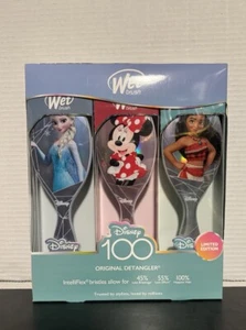 Wet Brush Hair Brush Original Detangler Disney 100 Limited Edition 3 Pack - Picture 1 of 2