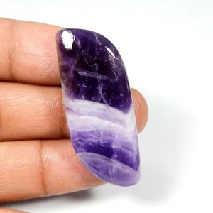 Natural Purple Amethyst Lace Agate Cabochon Fancy Gemstone Loose 44 Cts AL-45 - Picture 1 of 7