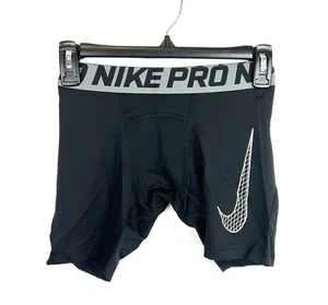 Nike Youth Boy’s Base Layer Black Training Shorts Size M - Picture 1 of 2