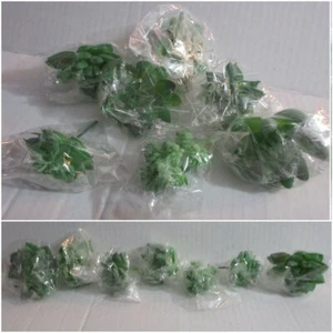 7 Pc Pick Stem Artificial Cactus Cacti Succulent Plant Greenery Decor Green - Picture 1 of 5