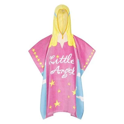 Kinder Jungen Mädchen Neuheit Charakter Kapuzen Schwimmen Strand Handtuch Tiger - Bild 1 von 3