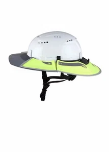 Visiera alta visibilità Milwaukee BOLT orlo colorato giallo - accessorio cappello rigido ANS - Foto 1 di 7