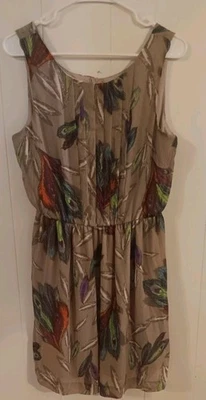 Vestido Teeze Me Sin Mangas Para Mujer Talla 11 Pluma Boho Cottage Hippie Retro Foto 1 de 3