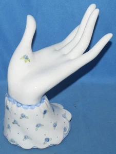 Soporte de anillo de mano de cerámica vintage 6 1/2" - Imagen 1 de 3