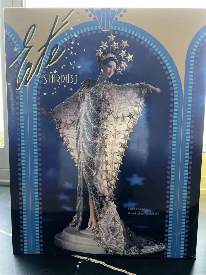 Barbie: Porcelana STARDUST Coleccionable Diseñada por ERTE Edición Limitada 1995 #10993  Foto 1 de 4
