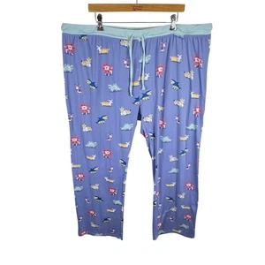 Munki-Munki Nite Nite Kostüm Hunde leichter Kordelzug Pyjama Lounge Hose 3X - Bild 1 von 5