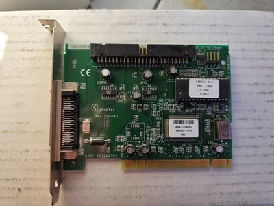 Vintage Adaptec PCI SCSI Controller Adapter AHA-2940AU 50 pin HD50 Tested Good - Image 1 of 2