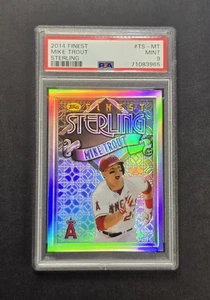 2015 Topps Finest Sterling Mike Trout Refractor PSA 9 - Picture 1 of 2