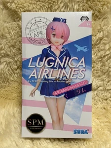 Re:Zero Ram Figure Flight Attendants SPM Figure Welcome to Lugnica Airlines SEGA - Picture 1 of 2