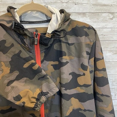 Dickies Performance System Mens M Jacket Camouflage & Orange Hooded Lightweight - Image 1 of 4