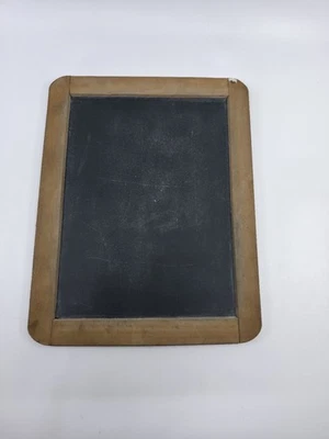 Vintage Schoolhouse Slate Chalkboard Double Sided 9x7 Unmarked House Shop Decor - Image 1 of 4