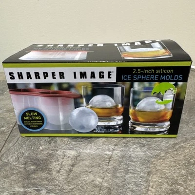 Sharper Image Ice Sphere Molds New FREE SHIPPING - Imagem 1 de 4