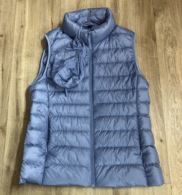 Chaleco acolchado ligero Uniqlo para mujer talla S azul Foto 1 de 4
