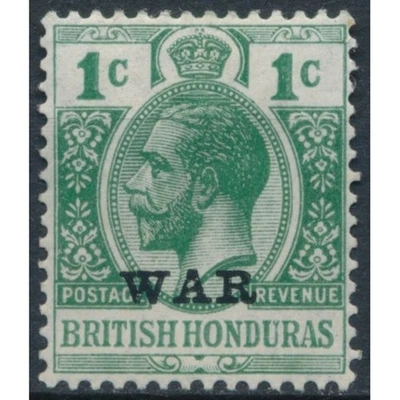 KGV optd impuesto de guerra - Honduras Británica 1917 - casi nuevo H - SG 116 Foto 1 de 2
