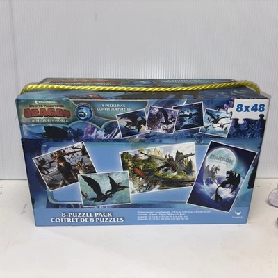 How To Train Your Dragon The Hidden World 8 Puzzle Pack-7 Of 8 New and Sealed - Image 1 of 4