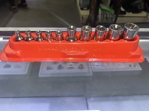 Snap-on Tools 210AFLEY 10 Pc Combination Drive Shallow Socket Set - Picture 1 of 5