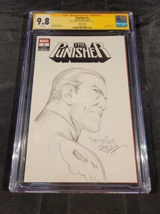 Punisher #1 - Marvel Comics, 2018 - Blanko Cover - CGC 9.8 - signiert und Skizze - Bild 1 von 7