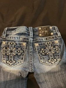 Girl's Miss Me Bermuda shorts size 10 JK5899M3 - Picture 1 of 3