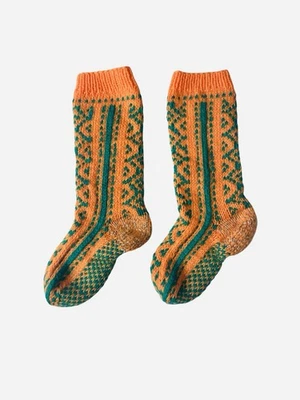 Женщин ручной работы коренастый трикотажа высоты верхний носки размер 7-9 - Изображение 1 из 3