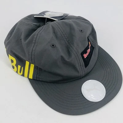 Puma Red Bull Racing Formula One Adjustable Snapback Gray Cap Hat NWT - Image 1 of 4