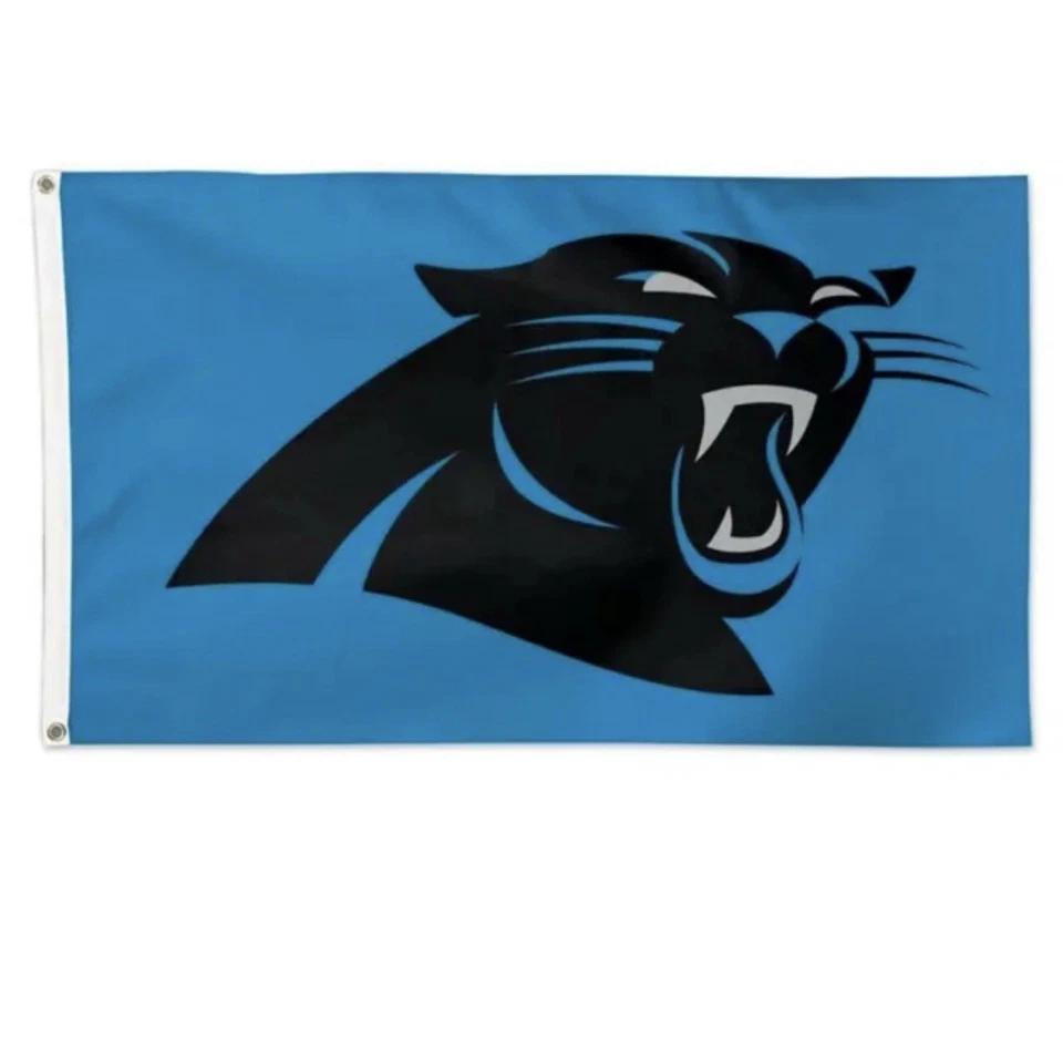 Bandera de fútbol americano de la NFL Carolina Panthers 3x5 pies doble cara envío gratuito Foto 1 de 1