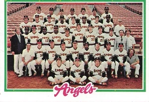1978 Topps - Lista di controllo squadra Los Angeles Angels #214 EX-NM - Foto 1 di 2