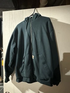 Carhartt Men's Zip-Up Hoodie Sweatshirt Large - Picture 1 of 3
