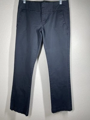 Pantalones Hurley Negro Estilo Chino Algodón Elástico Talla 7 Patín tiro bajo Y2K Gorpcore Foto 1 de 4