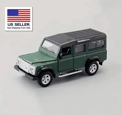 2017 LAND ROVER DEFENDER 110 STATION WAGON RARE GREEN 1/36 HTF DIECAST CAR MODEL - Image 1 of 4