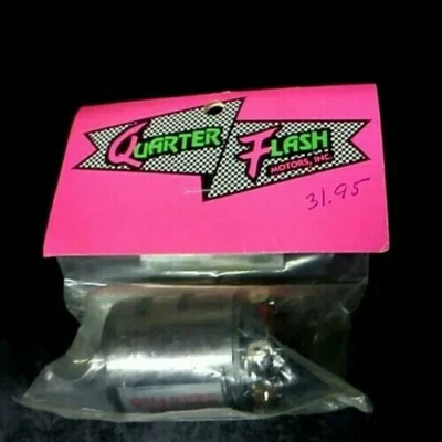 NIP VINTAGE QUARTER FLASH RACING BRUSHED MOTOR NEW IN PACKAGE - Image 1 of 4