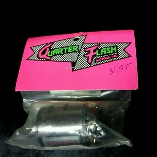 NIP VINTAGE QUARTER FLASH RACING BRUSHED MOTOR NEW IN PACKAGE - Image 1 of 4