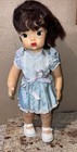 Vintage Pat Pending 16" Terri Lee Doll- Brunette Wig- Painted Face-Tagged Dress