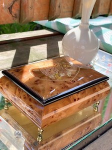 San Francisco Music Box Company Wood Inlay Sorrento Italy