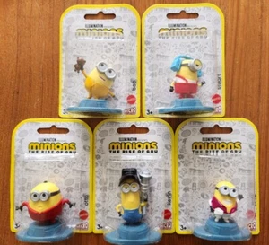 Minions The Rise of Gru SET OF 5 Mattel Micro Collection Toys Mini Figures - Picture 1 of 7