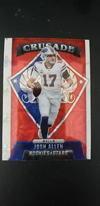 2021 PANINI ROOKIES & STARS STAR STUDDED RED SCOPE PRIZM JOSH ALLEN - Picture 1 of 3