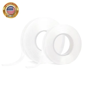 Double Sided Tape, Heavy Duty Nano Adhesive Mounting Tape for Picture Hanging, P - Picture 1 of 6