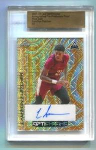 2022 Leaf Optichrome - CAM'RON FLETCHER - Mojo Gold Autograph 1 of 1 - XAVIER - Picture 1 of 1