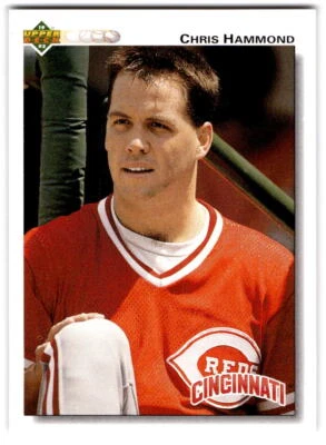 Chris Hammond 1992 Upper Deck #105 Cincinnati Reds - Image 1 of 2