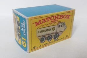 Matchbox RW #61b 1:96 Alvis Stalwart "BP" Repro "E" Box Lesney Vintage Series-75 - Bild 1 von 4