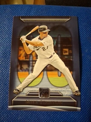 2011 MIKE GIANCARLO STANTON TOPPS 60 BASEBALL CARD #T60-62 MARLINS NY YANKEES - Image 1 of 2