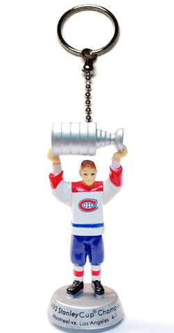 1993 MONTREAL CANADIENS KEYCHAIN NHL 1.5" TALL MINI FIGURE STANLEY CUP CHAMPION Cover