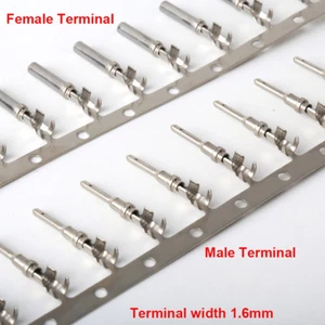 1.6mm Deutsch Crimp Terminal Connector, Male, Female, for Crimping Tool SN-48B - Picture 1 of 6