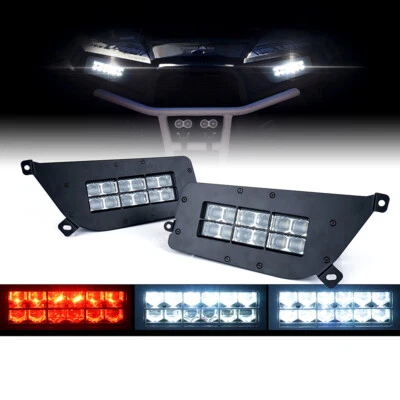 Faros LED Xprite con halo rojo para Polaris 2014-2020 RZR 900 1000 XP Turbo Foto 1 de 4