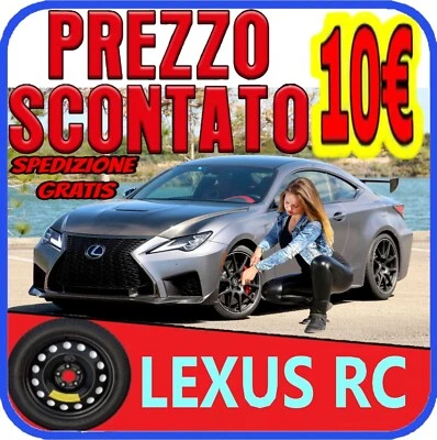 Platzsparend Notrad Für Lexus RC Mit Messen Ab 18 5Fori Set Rad Gummi Auto Ps - Bild 1 von 4
