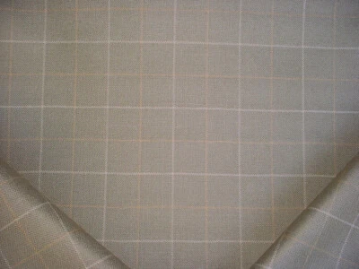 3Y Scalamandre 26977 Cambridge Straw Gold Herringbone Drapery Upholstery Fabric - Image 1 of 3